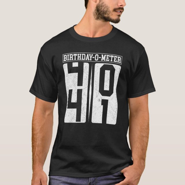 Birthday O Meter 41 Happy 41st Birthday Celebrant T-Shirt (Front)