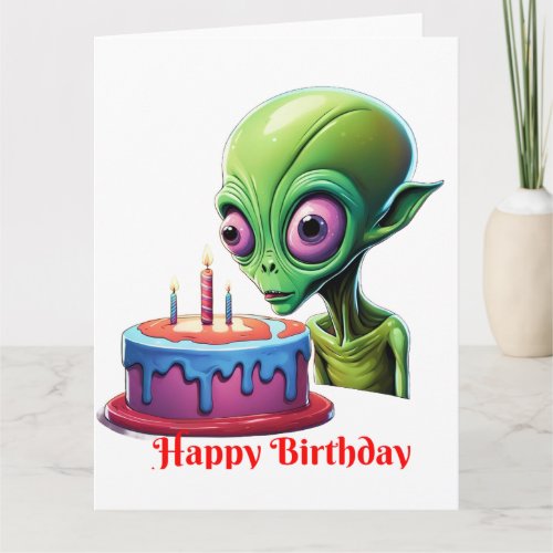Birthday Of The Celestial Visitor Card