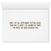 birthday old age license plate cards (Inside Horizontal (Bottom))