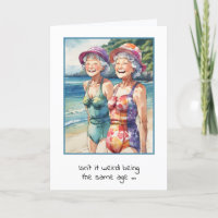 Birthday Old Ladies In Swimsuits