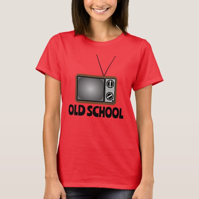  BIRTHDAY OLD SCHOOL RETRO TV TELEVISION T-SHIRTS (Front)