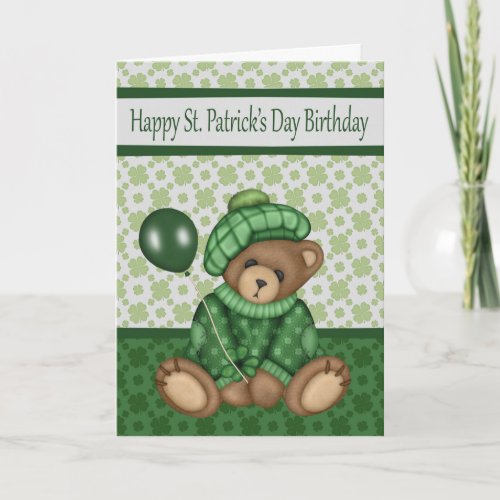 Birthday on St Patricks Day general cards