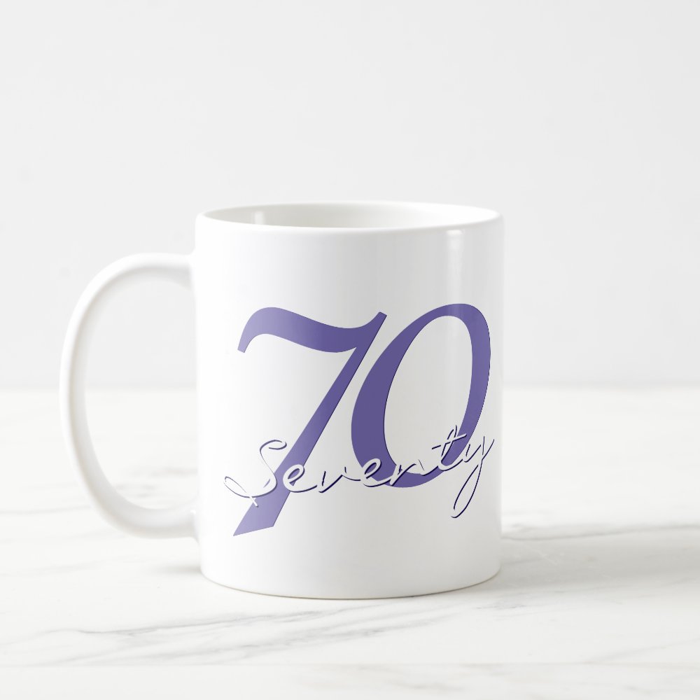 Discover Birthday or Anniversary Purple Grunge Coffee Mug