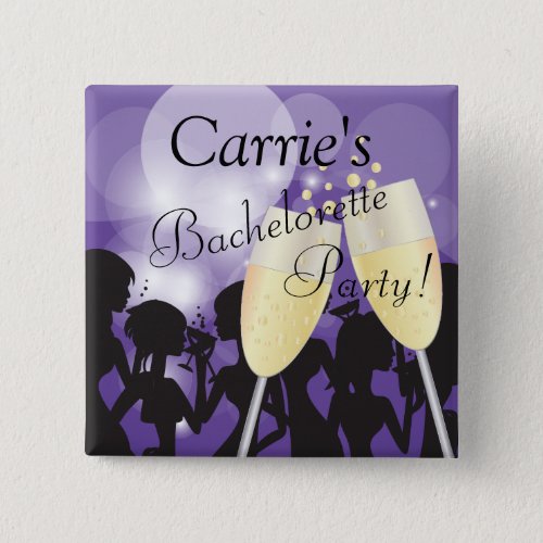 Birthday or Bachelorette Diva Girls Night Out Pinback Button