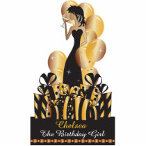 Birthday or Bachelorette Party Diva Princess Girl Statuette