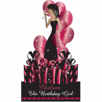 Birthday or Bachelorette Party Diva Princess Girl Statuette
