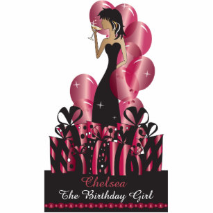 Birthday or Bachelorette Party Diva Princess Girl Statuette