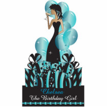 Birthday or Bachelorette Party Diva Princess Girl Statuette