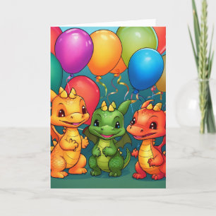 Birthday / or Other Parties-  Folded Greeting Card