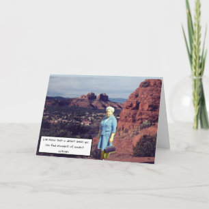 Birthday Over The Hill Card