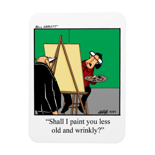  Birthday Over The Hill Humor Magnet Gift (Vertical)