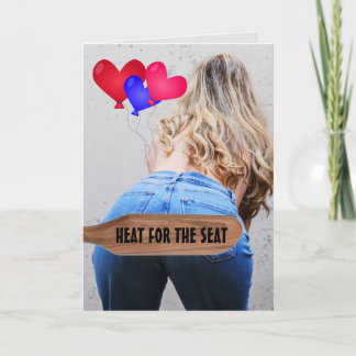 BIRTHDAY PADDLING SPANKING CARD WIFE GIRLFRIEND