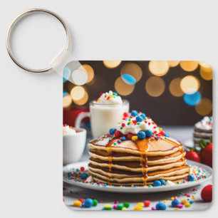 Birthday Pancakes Keychain