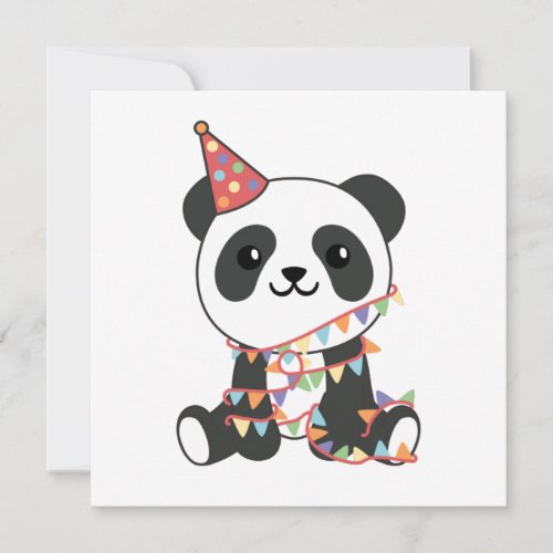 Birthday Panda For Kids A Birthday Holiday Card