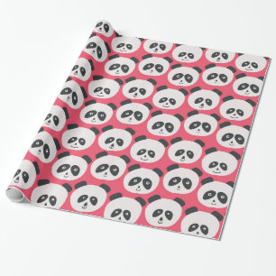 Birthday Panda Wrapping Paper