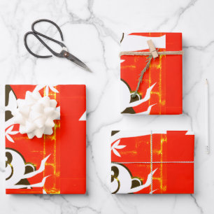 Birthday Pandas Wrapping Paper Sheets
