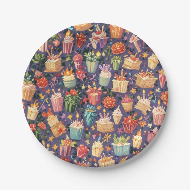 birthday paper plate (Front)