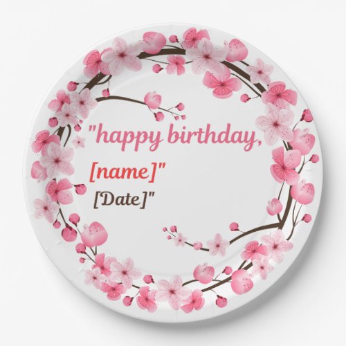 Birthday Paper Plates