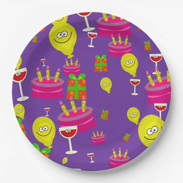 Birthday Paper Plates (Front)