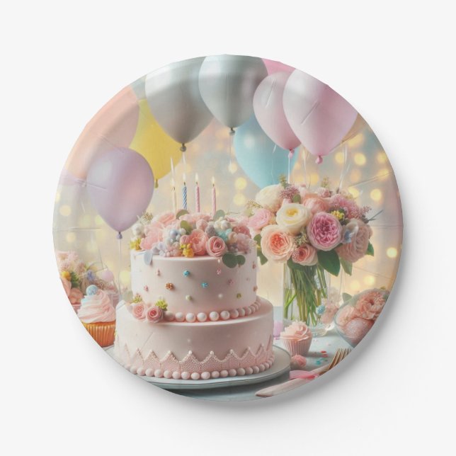 Birthday Paper Plates (Front)