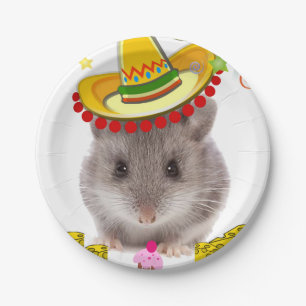 Birthday Paper Plates, Mice Plates