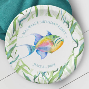 Fish Paper & Party Plates