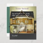 Birthday PAPER SHEET (Custom name,date,loc,etc) (Front/Back)