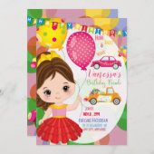 Birthday Parade 1 Invitation Card (Front/Back)