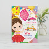 Birthday Parade 1 Invitation Card (Standing Front)
