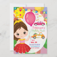 Birthday Parade 1 Invitation Card