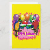 BIRTHDAY PARROTS (Front/Back)