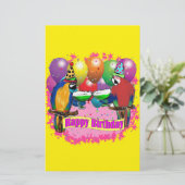 BIRTHDAY PARROTS (Standing Front)