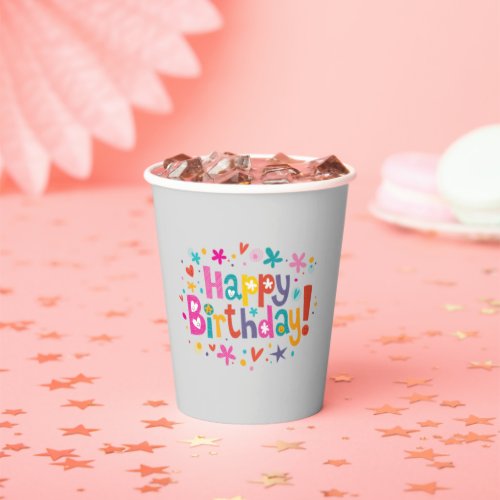 BIRTHDAY PART PAPER CUP