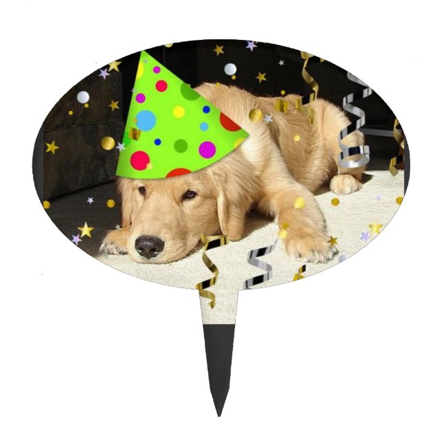 Birthday Party Animal Cake Topper (Front)