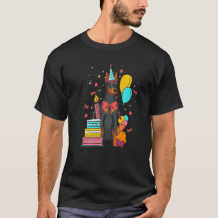 Birthday Party Animal Dog Owner Pet Doberman T-Shirt