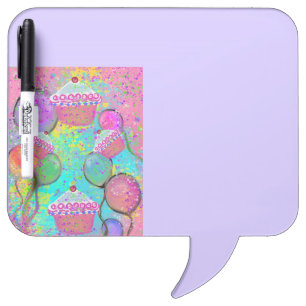 BIRTHDAY PARTY ART DRY ERASE BOARD
