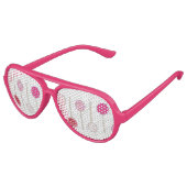 Birthday Party Baby Bridal Shower Pink Cake Pops Aviator Sunglasses (Angled)
