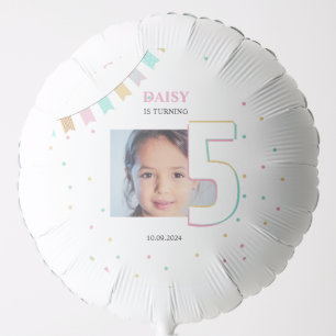 Birthday Party Balloon   Custom Year Number