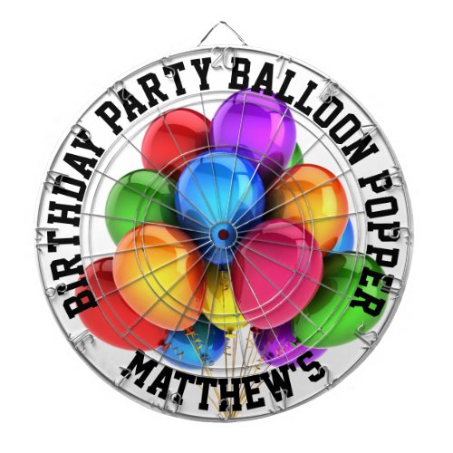 Birthday Party Balloon Popper Dartboard