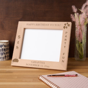 Birthday Party Balloons Cupcake 10 x 8 Photo Engraved Frames