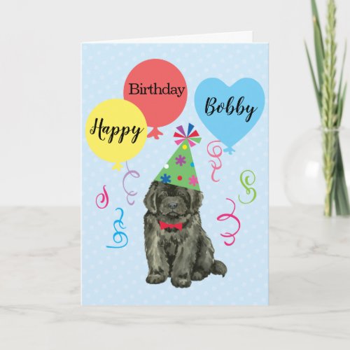 Birthday Party Balloons Newfoundland Card