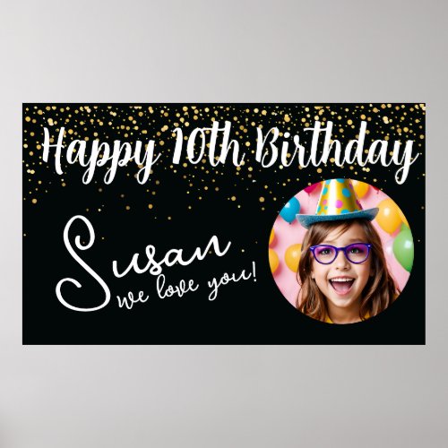 BIRTHDAY PARTY Banner  Poster