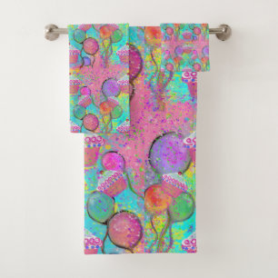 BIRTHDAY PARTY BATH TOWEL SET