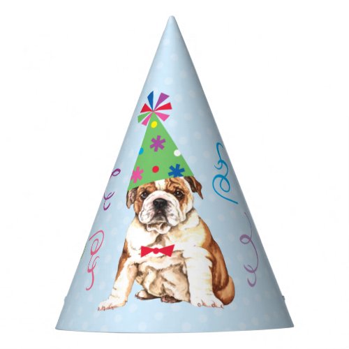 Birthday Party Bulldog Party Hat