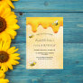 Birthday party bumble bees honey honeycomb invitation