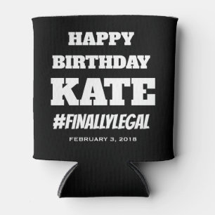 Birthday Party Can Cooler, Custom Party Favors Can Cooler