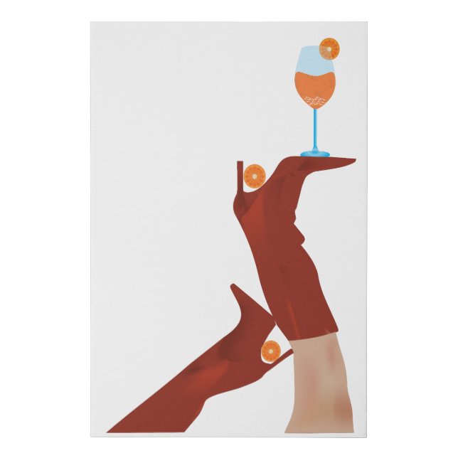 Birthday Party Celebrate  Faux Canvas Print (Front)