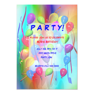 10,000+ Balloons Invitations, Balloons Announcements & Invites | Zazzle