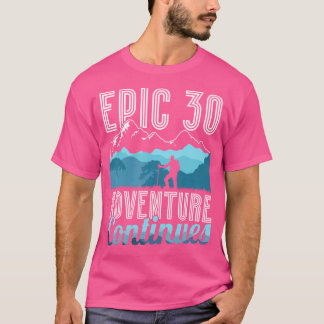 Birthday Party Celebration Hiking Outdoor Mountain T-Shirt