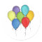 Birthday Party Celebration Watercolor Balloons